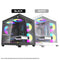 Aigo Apollo A275 Panoramic Glass M-ATX PC Case (Black, White)
