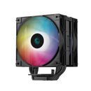 Deepcool AG400 Digital Plus Dual-Fan Single Tower CPU Cooler With A Temperature Display (Black)