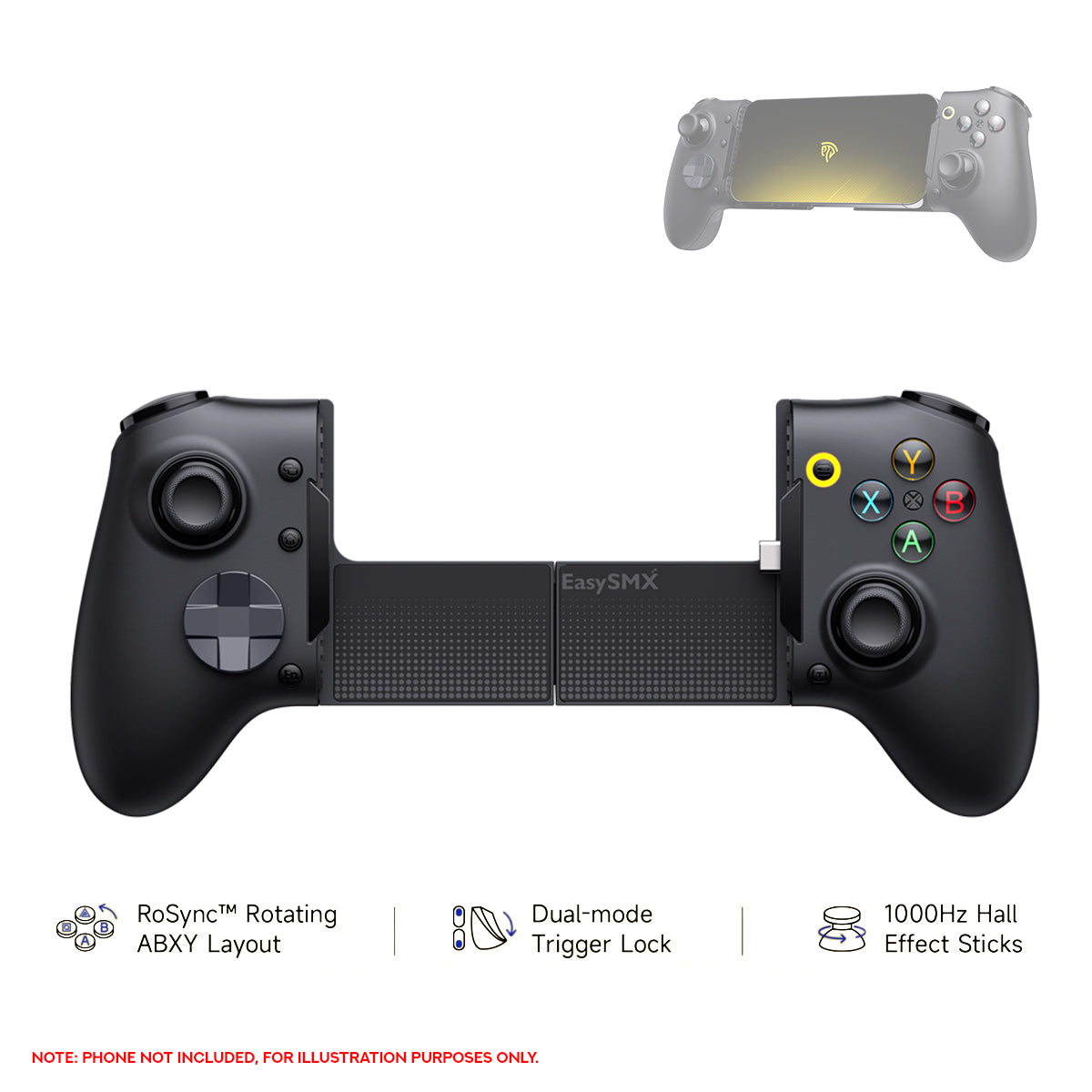 EasySMX M20 Type-C Mobile Gaming Controller (Black) (VG-C467)