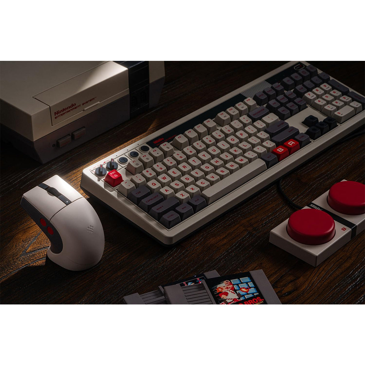 8Bitdo Retro R8 Tri-Mode Mouse with Charging Dock N Edition (85CB)