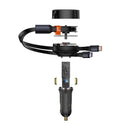 Baseus Enjoyment Retractable 2-in-1 Car Charger C+C 33W (C00035500111-00)