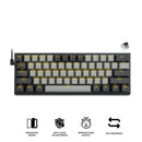 E-Yooso Z-11 Single Light RGB 61 Keys Hot Swappable Mechanical Keyboard Black/Gray (Brown Switch)
