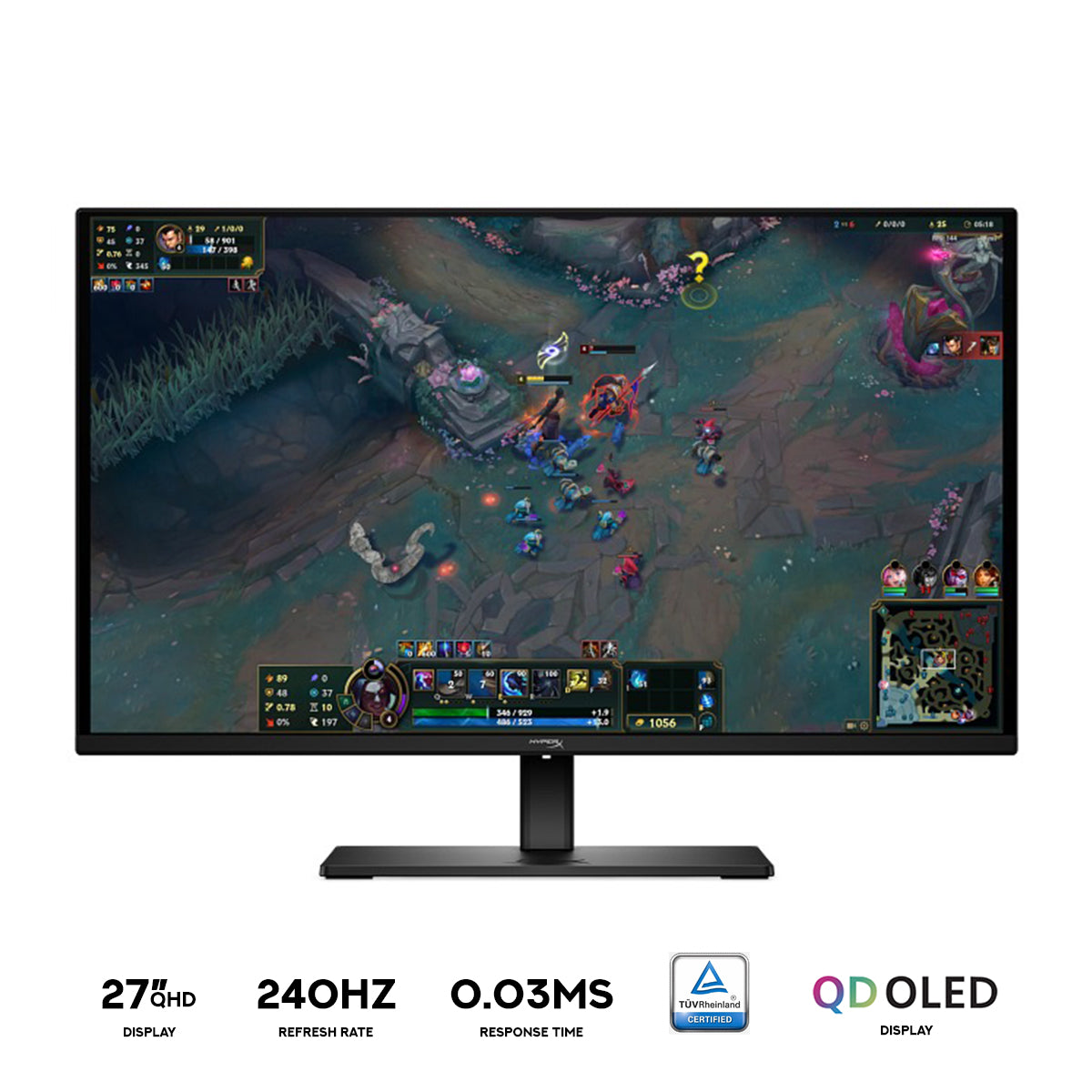 HyperX OMEN OLED CH0R2AA 27" QHD (2560x1440) 240Hz 0.03ms GtG QD-OLED Gaming Monitor