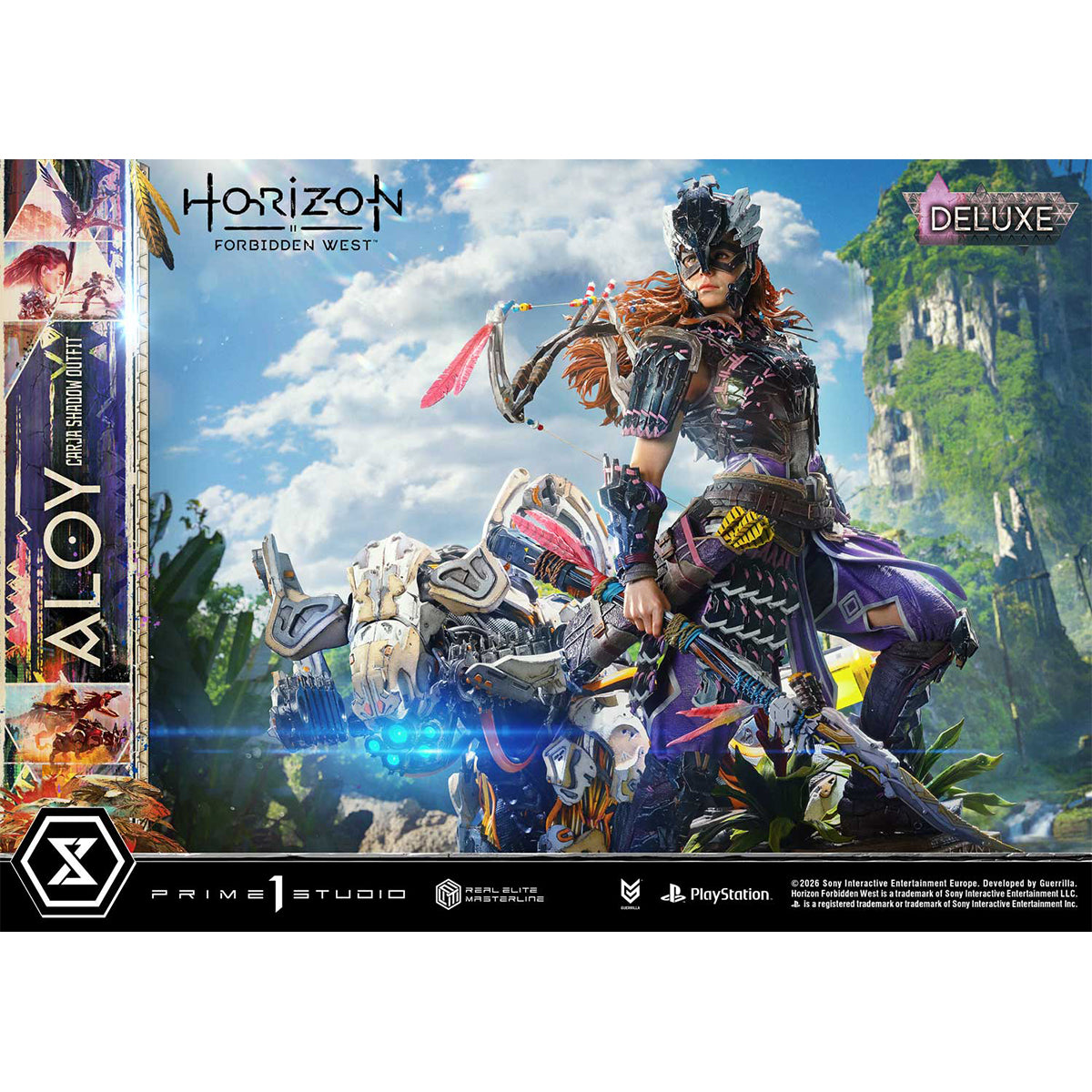 Real Elite Masterline Horizon Forbidden West Aloy Carja Shadow Outfit