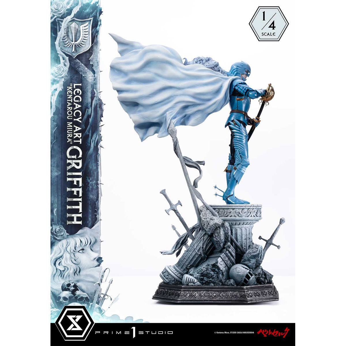 Legacy Art "Kentarou Miura" Berserk Griffith 1/4 Scale