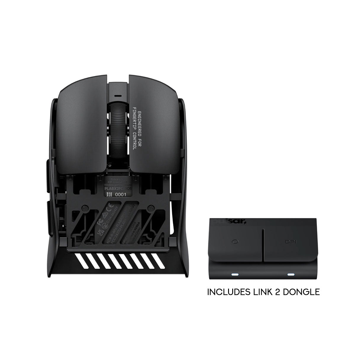 Pulsar Lab X2F Crazy Light Wireless Gaming Mouse (Black) (PLABX2FCL101)