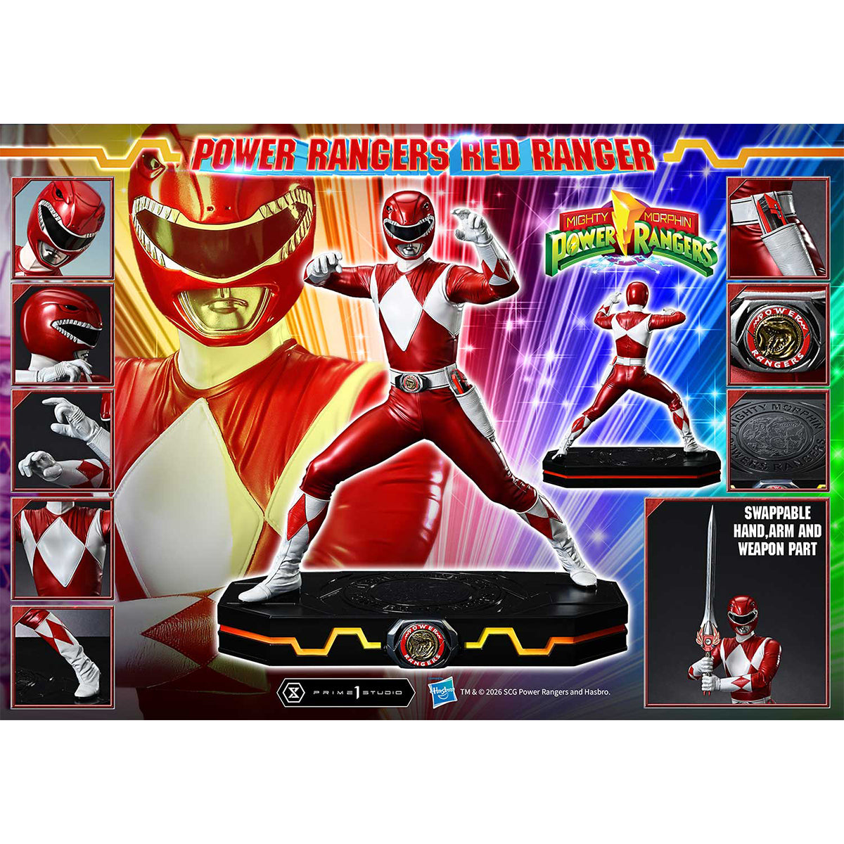 Premium Masterline Mighty Morphin Power Rangers Power Rangers Red Ranger (PMRWR-02) | DataBlitz