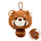 IINE Brown Bear Game Card Plush Storage Case for Switch (L973)