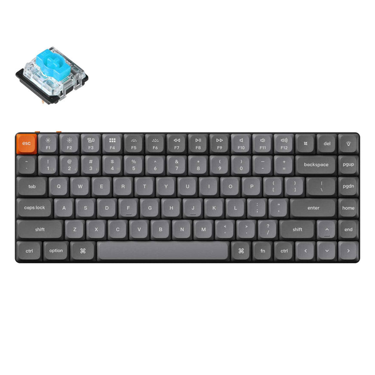 Keychron K3 Max QMK/VIA White Backlit Compact Wireless Custom Mechanical Keyboard