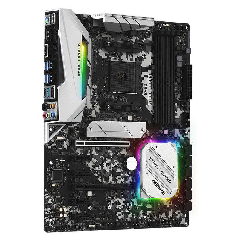 Asrock B450 Steel Legend DDR4 Motherboard
