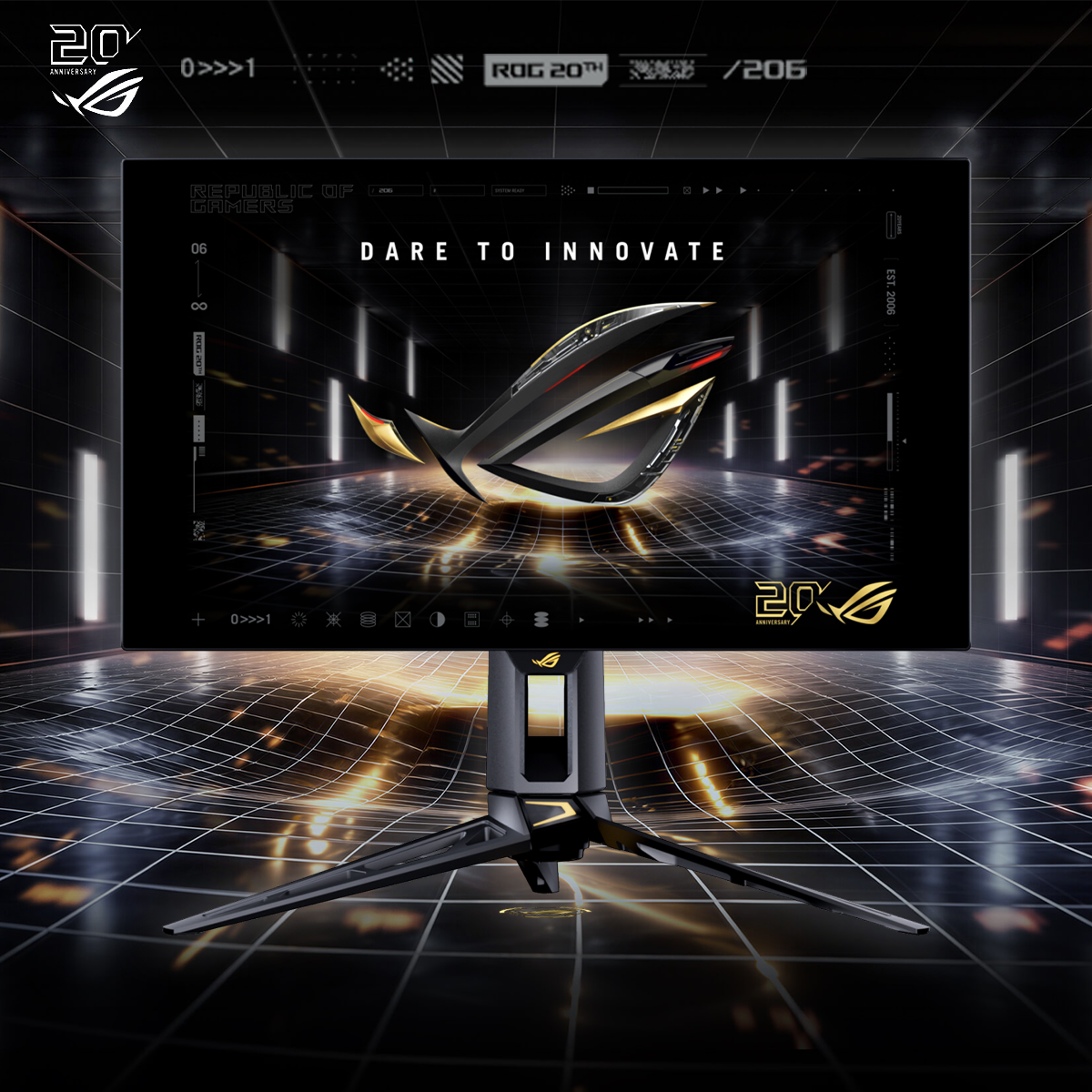 ASUS ROG Swift OLED PG27AQWP-G 27" QHD (2560x1440) Dual Mode (QHD 540Hz or HD 720Hz) Gaming Monitor