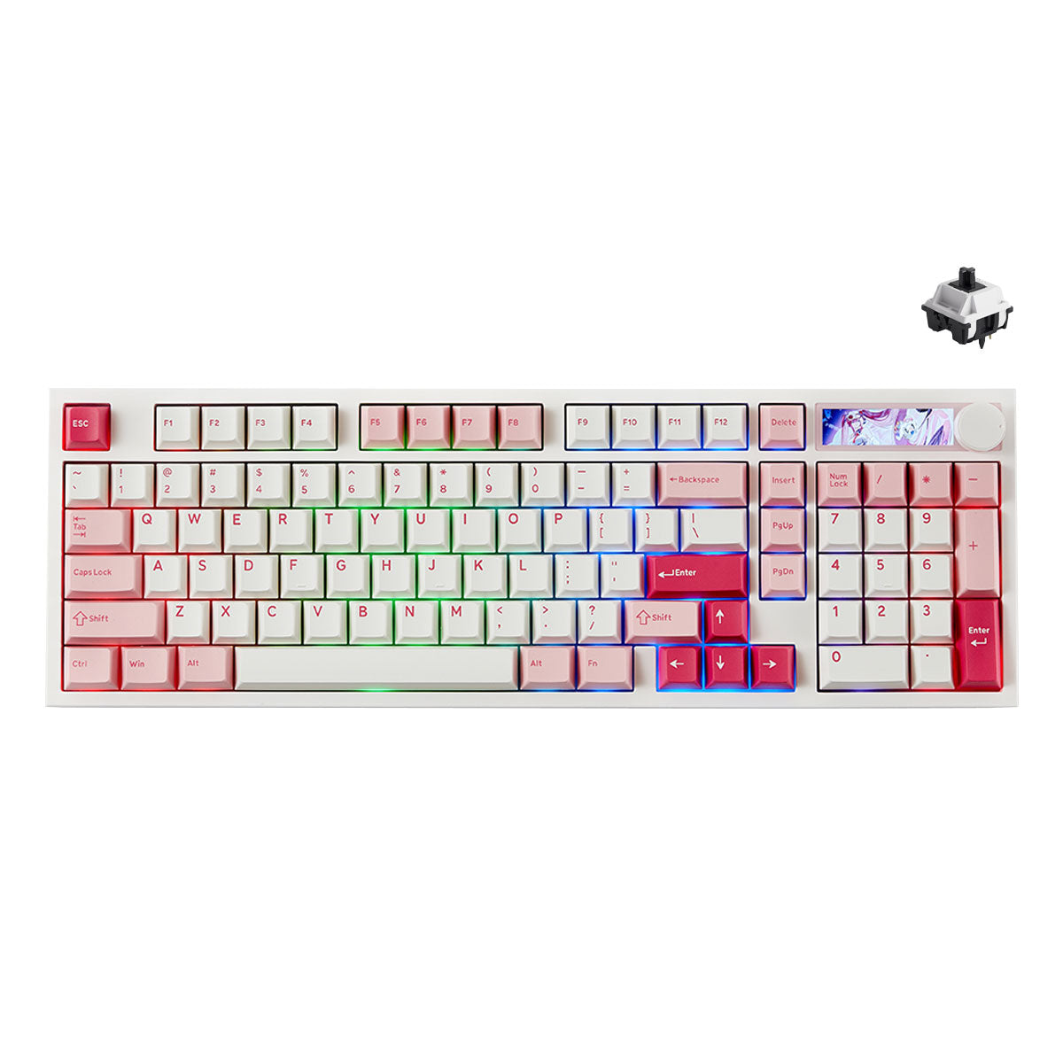Akko 5098 V5 Prunus Lannesiana Multi-Mode RGB Hot-Swappable Mechanical Keyboard