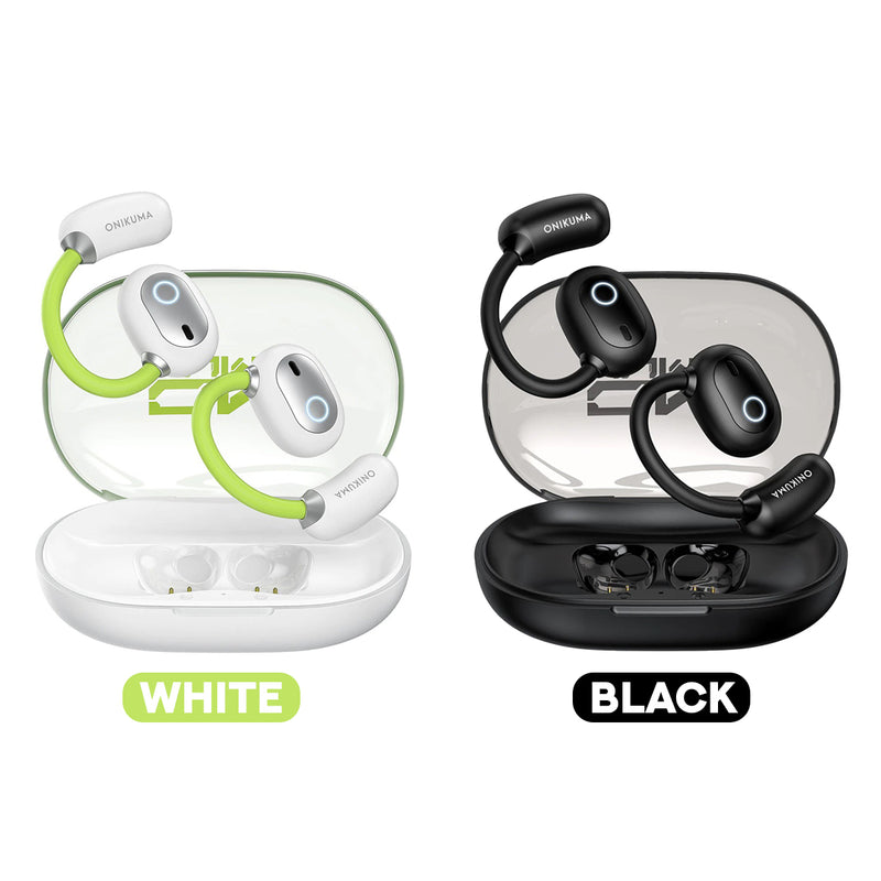 Onikuma T25 Wireless Earphones (Black, White)