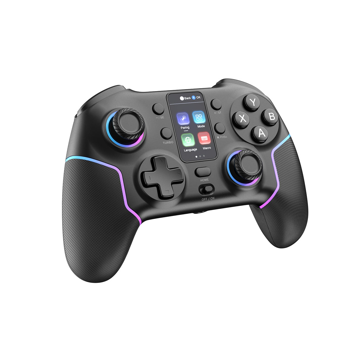 Redragon G902 Drax Wireless LCD Display Controller with RGB Backlight (Black)
