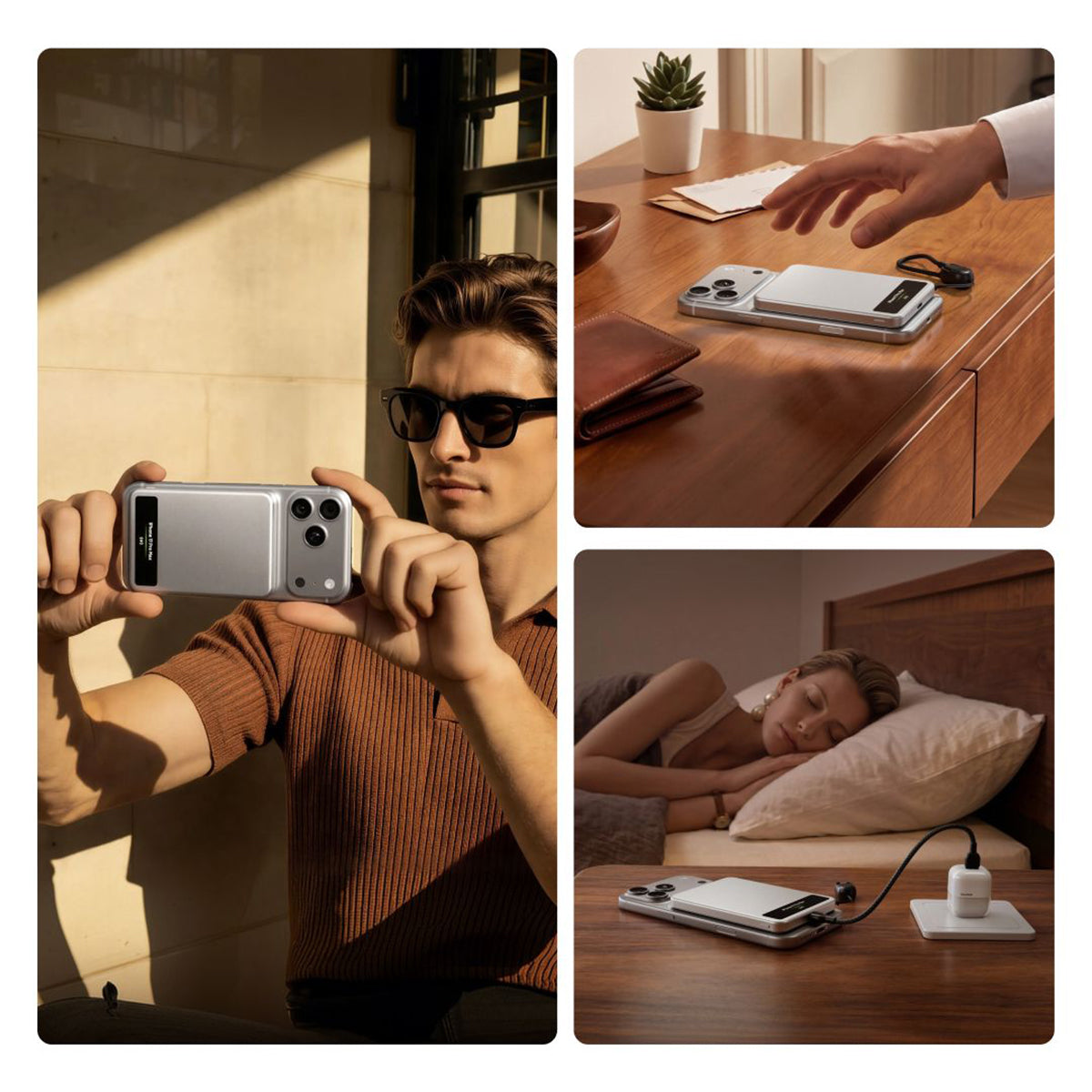 Sharge Smart Magnetic Power Bank 5000mAh 15W (Silver) (M8)