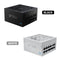 Sama G750 750W 80+ Gold ATX 3.1 PCIe 5.1 Ready Fully Modular Power Supply with Braided Pattern Cables (Black, White)