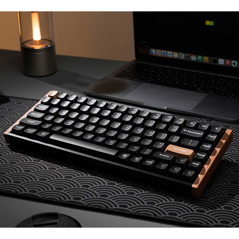 Keychron K2 HE Special Ed. Hot-Swappable RGB Backlight 75% Wireless Magnetic Switch Custom Keyboard - Black (Gateron Double-Rail Magnetic Nebula Switch) (K2H-F1)