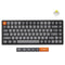 Keychron K2 Max QMK Fully Assembled Hot-Swappable RGB Backlight Aluminum Frame 75% Wireless Mechanical Keyboard - Black