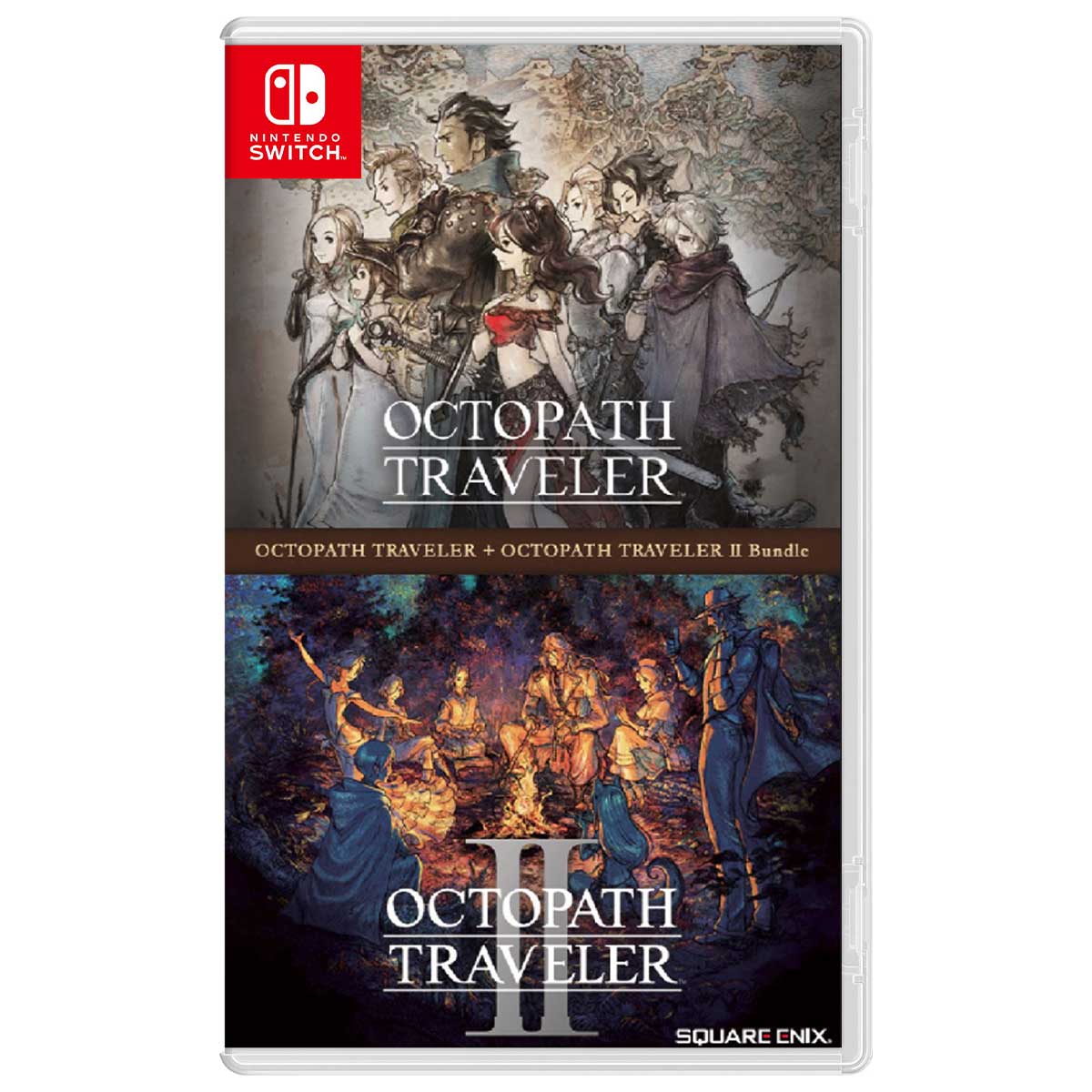 Nintendo Switch Octopath Traveler + Octopath Traveler II Bundle (Asian)