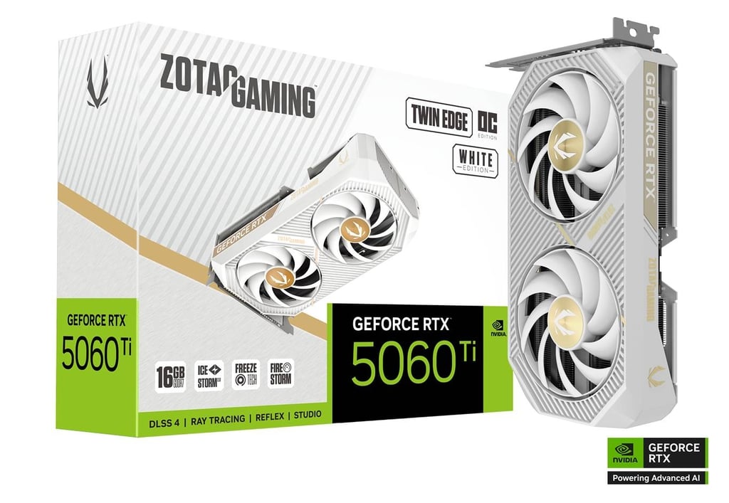 Zotac Gaming GeForce RTX 5060 Ti 16GB Twin Edge OC GDDR7 Graphics Card