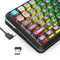 Redragon K708MC RGB Flekact Pro 82 Keys 75% Gasket Mounted Wireless Mechanical Keyboard with Customizable Smart LCD Screen (Special Keycaps Ed.)