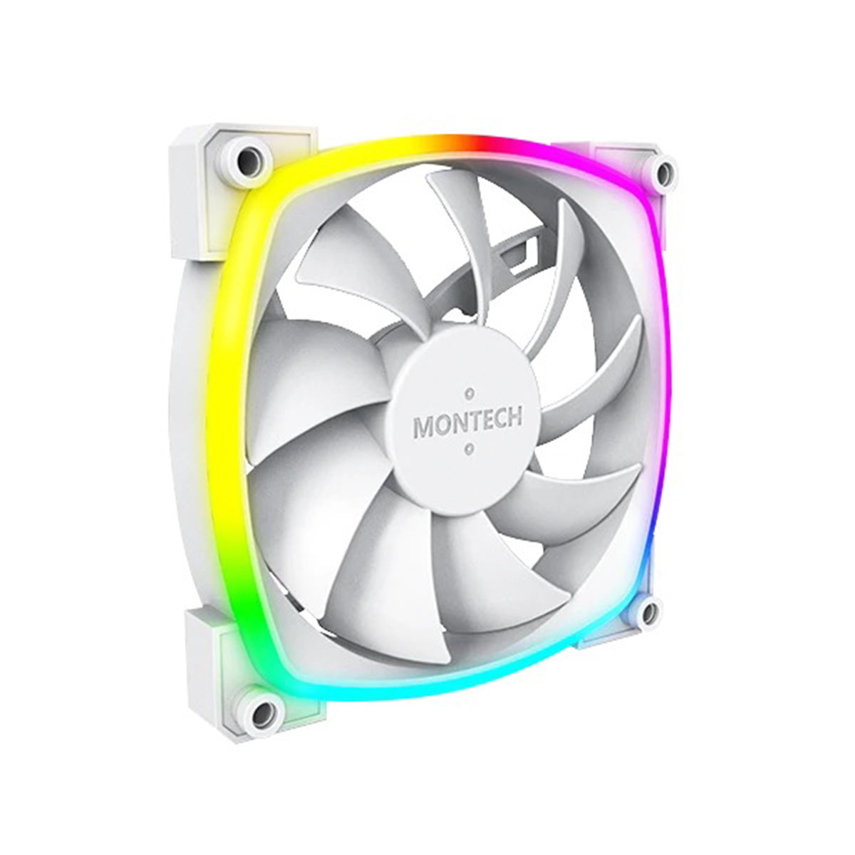 Montech AX120 PWM 120mm ARGB Reverse Single Fan Kit (Black, White)