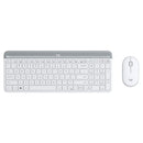 Logitech Slim Combo Mk470 Wireless Keyboard And Mouse (Off-White)