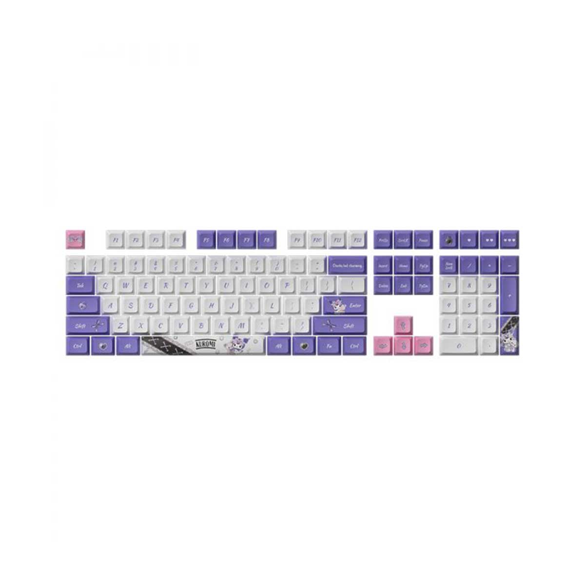 Akko Kuromi Keycap Set Keycap Set JDA Profile 129 Keys
