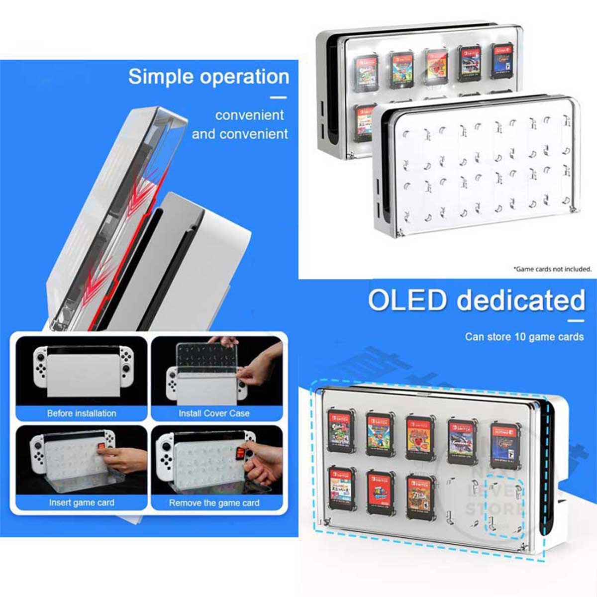 IINE Switch OLED Cover Card Case (L584)