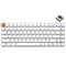 Keychron K3 V2 Non-Backlit Non-Backlight Ultra-Slim Wireless Mechanical Keyboard - White (Low Profile Gateron Mechanical Brown Switch) (K3-K3)