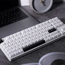 Akko 5087S VIA RGB Hot-Swappable Mechanical Keyboard Black on White (Gateron Orange-Lubed)