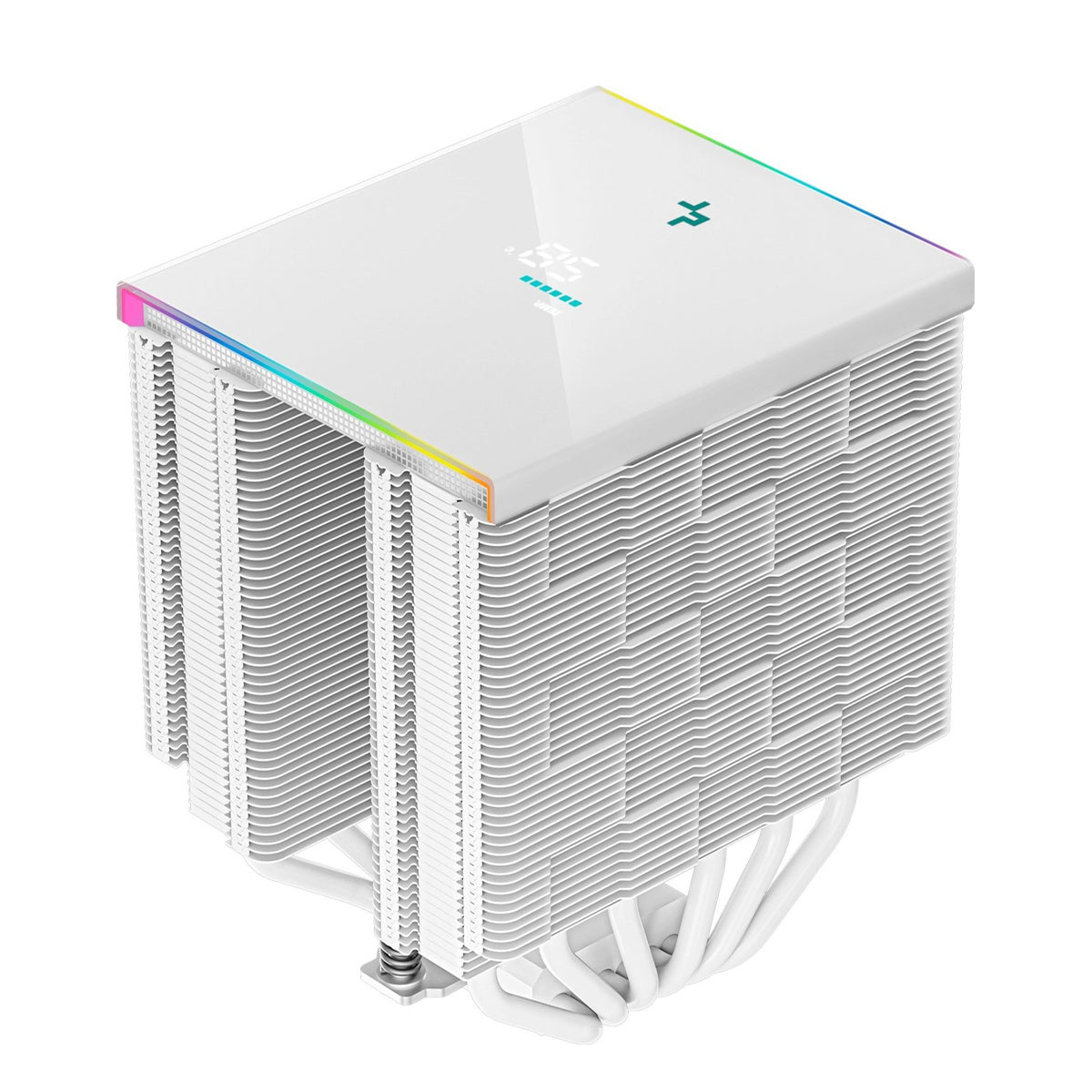 Deepcool AK620 Digital WH Performance CPU Cooler With a Status Display (White) (R-AK620-WHADMN-G)