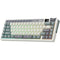 Royal Kludge RK M70 Tri-Mode RGB 73 Keys Hot-Swappable Mechanical Keyboard Cyan Purple 