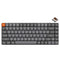 Keychron K3 Max QMK/Via RGB Backlit Hot-Swappable Compact Wireless Custom Mechanical Keyboard - Black/Grey (Low Profile Gateron Mechanical Brown Switch) (K3M-H3)