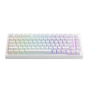 Akko 5075S Shine-Through RGB Hot-Swappable Mechanical Keyboard White (Akko Cs Wine Red) - DataBlitz