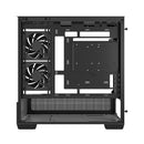 DeepCool CG380 3F Panoramic Dual Tempered Glass MATX Case (Black, White)