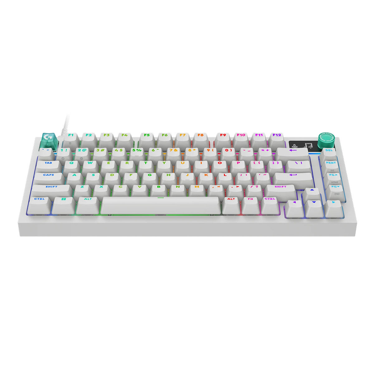 Logitech G316 X 75 Wired Mechanical Gaming Keyboard (White Tactile) (920-014322)