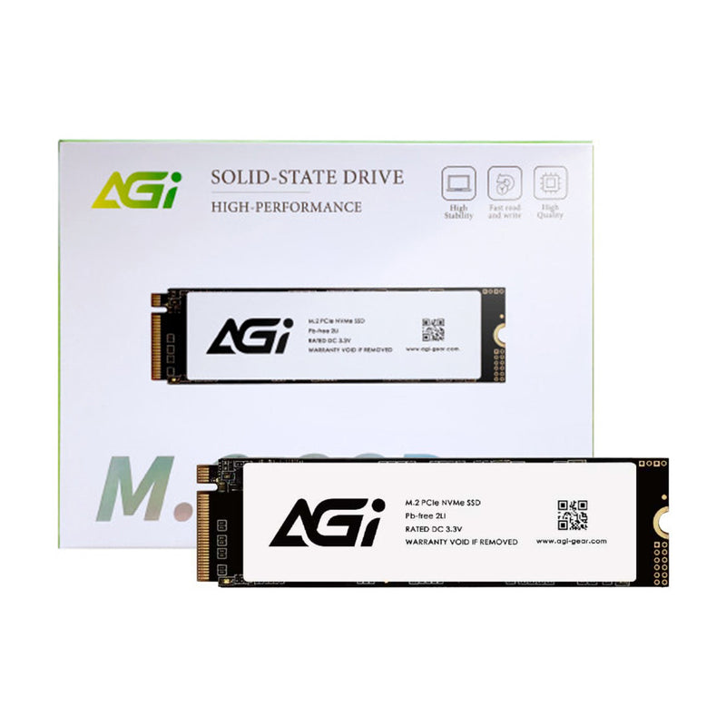 AGI AI298 512GB M.2 PCIe NVMe Gen 3x4 3000MB/s Read/1400MB/s Write Internal SSD (AGI512GIMAI298-CB)