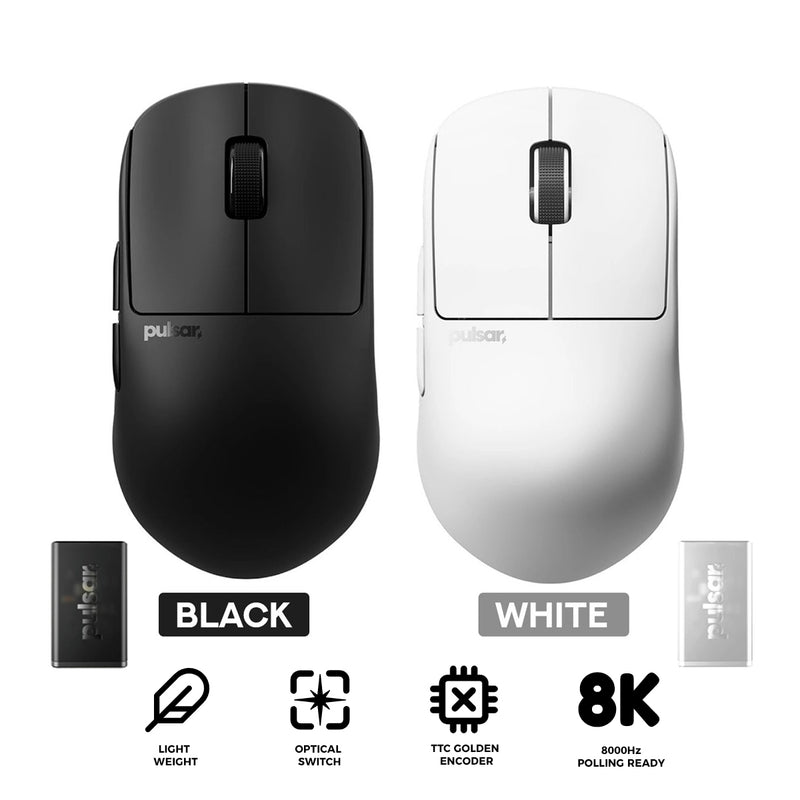 Pulsar X2H CrazyLight 8K Polling Rate eSports Gaming Mouse Size 2