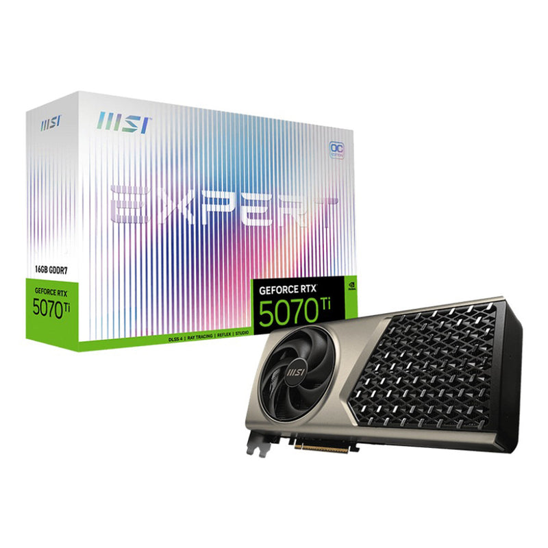 MSI GeForce RTX 5070 Ti 16GB Expert OC GDDR7 Graphics Card