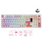 Akko 5098B Prunus Lannesiana Multi-Mode RGB Hot-Swappable Mechanical Keyboard with 1.47" LCD Screen (Akko V3 Piano Pro Switch)