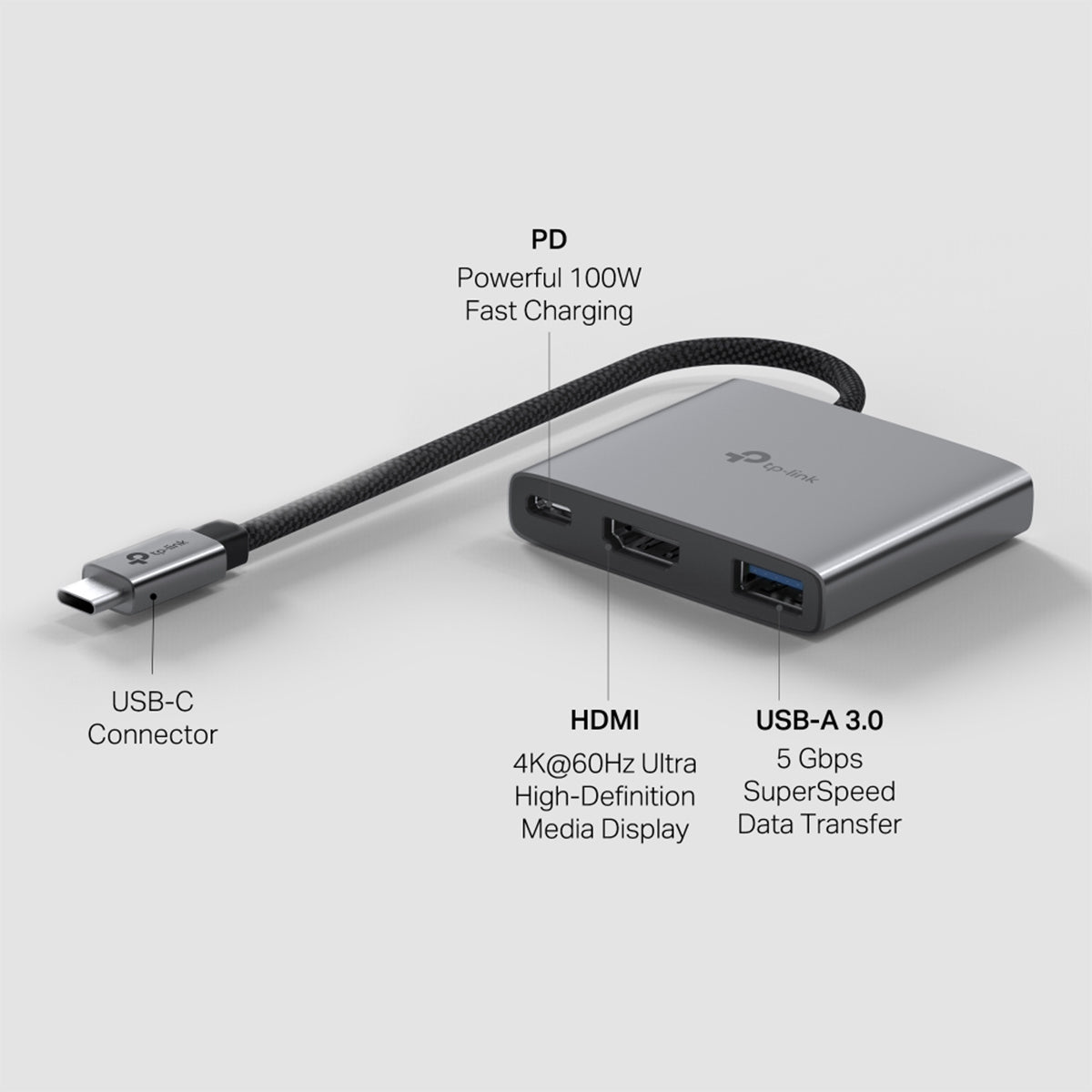 TP-Link UH3020C USB Type-C 3-in-1 Hub
