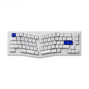 Akko ACR Pro Alice Plus Spray Painted Acrylic White Pre-Assembled Version RGB Mechanical Keyboard Hot-Swappable Gasket Mount (Akko Crystal Switches)