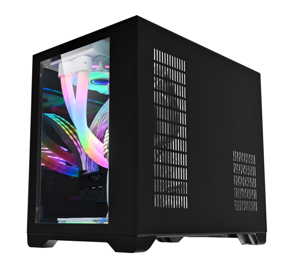 Coolman Robin 2 Mini Optimal Airflow Tempered Glass M-ATX Case (Black)