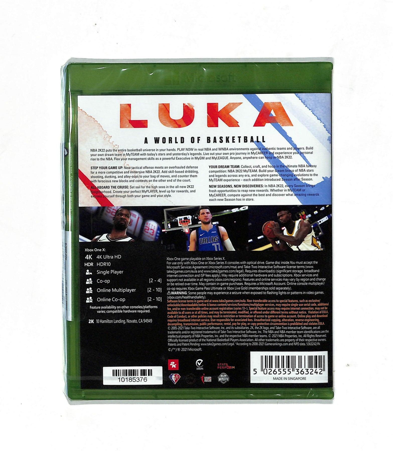 XBOXONE NBA 2K22 (ASIAN) - DataBlitz