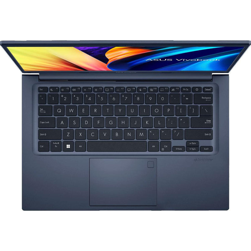 Asus Vivobook 14 X1402ZA-AM438WS Laptop (Quiet Blue) | 14” FHD | i3-1220P | 8GB RAM | 512GB SSD | Intel® UHD Graphics | Windows 11 Home | MS Office Home & Student 2021 | Asus BP1504 Casual Backpack - DataBlitz