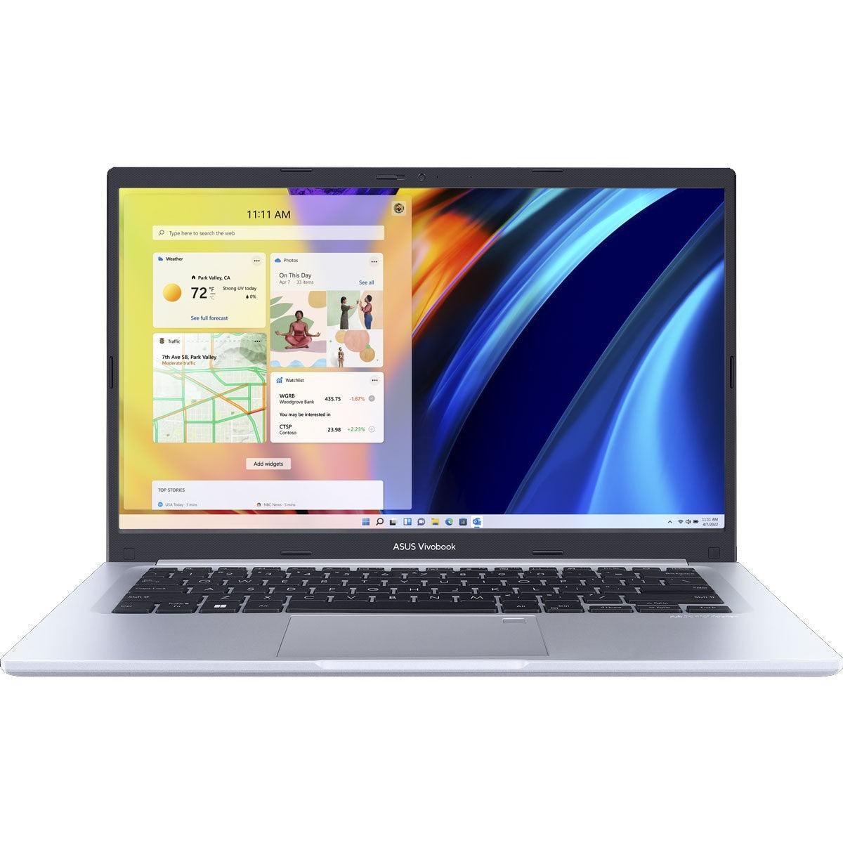 Asus Vivobook 15 X1502ZA-BQ184WS  Laptop (Transparent Silver) | 15.6" FHD | i7-1260P | 8GB RAM | 512GB SSD | Intel UHD Graphics | Windows 11 Home | MS Office H&S 2021 | Asus BP1504 Casual Backpack - DataBlitz