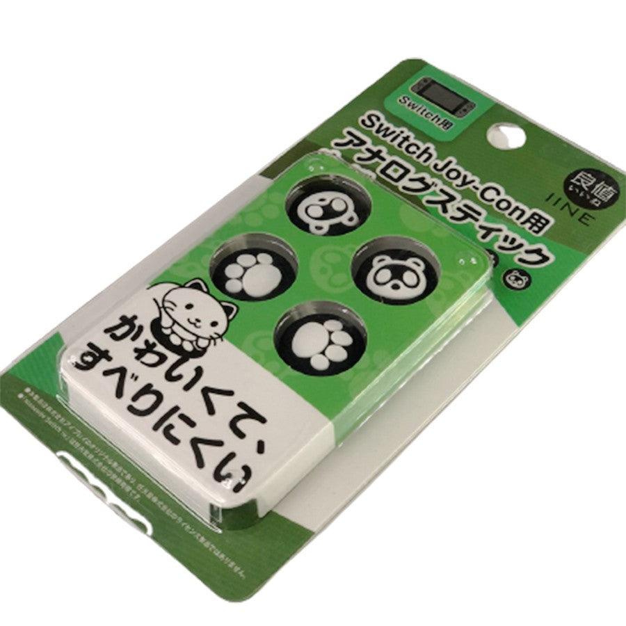 NSW IINE Analog Caps For Joy-Con White Bear+Paw (L341) - DataBlitz