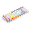 Redragon K636WGO-RGB V2 Kitava Wired Mechanical Gaming Keyboard (White-Grey-Orange) Dust-Proof Red Switch - DataBlitz