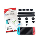 NSW Console With Red/Blue Joycon (Refresh) | NSW Dobe Dust-Proof Kit Include Rubber Plug & Toughened Glass Film (TNS-862) Bundle - DataBlitz